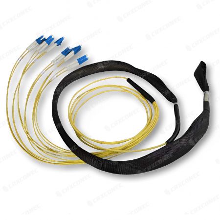Kabel Pemecah Optik Bundle Pra-pemasangan LC ke LC - Kabel Pemecah Optik LC ke LC